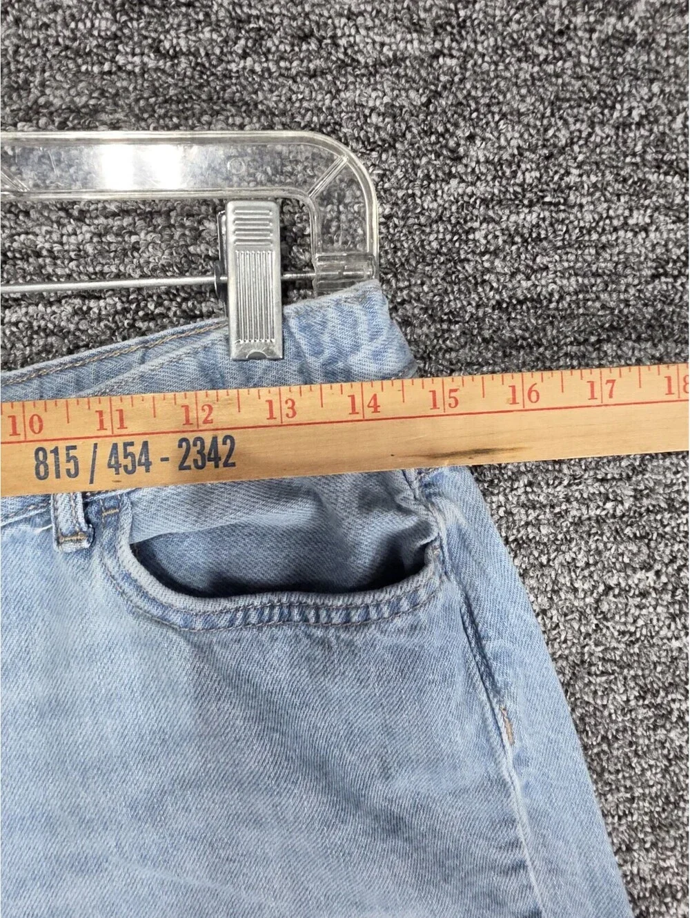 The Children's Place Girlfriend Copine Girls Denim Shorts 16 Plus Light
